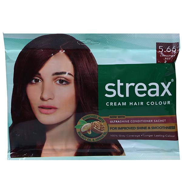 Buy - Streax Cream Hair Color Light Brown 5 On VPerfumes