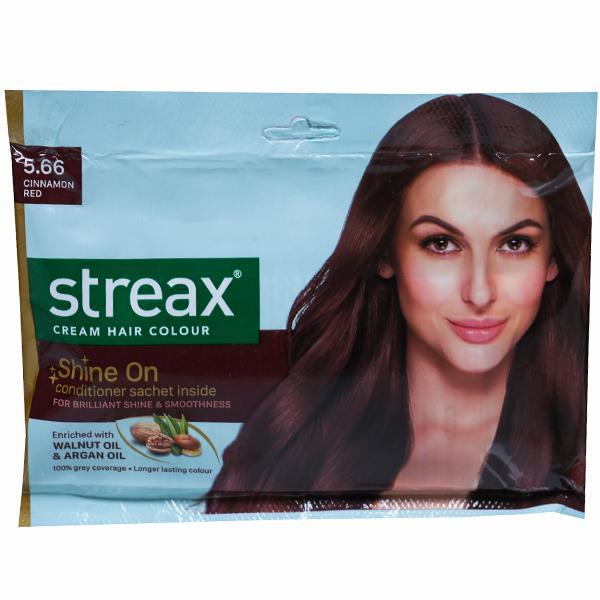 Buy Streax Hair Colour  Cinnamon Red 566 Online at desertcartNorway