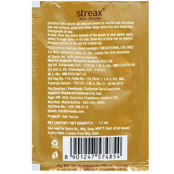 Fake Streax Professional vitariche gloss hair serum - YouTube