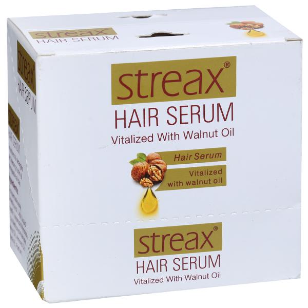 Buy Streax Hair Serum Vitalized With Walnut Oil 6 X 25 Ml Online At Best Price In India 9733