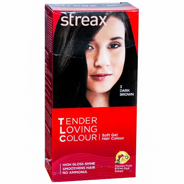 Buy STREAX INSTA SHAMPOO HAIR COLOUR  DARK BROWN 18ML Online  Get Upto  60 OFF at PharmEasy