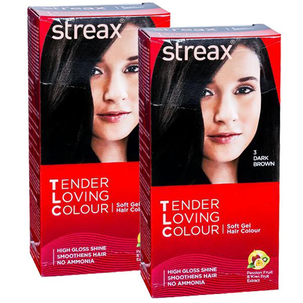 Buy Streax Cream Hair Color for Unisex 120ml  1 Natural Black Pack of 4  Online at desertcartINDIA