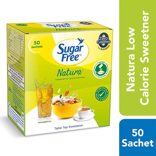 Buy Sugar Free Natura Low Calorie Sweetener 50 x 0.75 g Online at Best ...