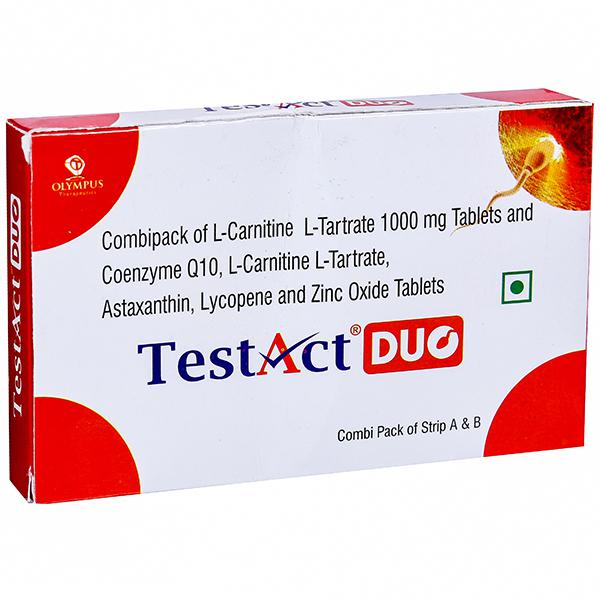 Buy Testact Duo Combipack 2 x 10 Tablets Online at Best price in India ...