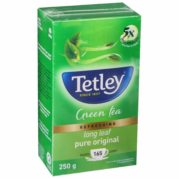 Buy Tetley Green Tea Refreshing Long Leaf Pure Original 250 G Online At ...