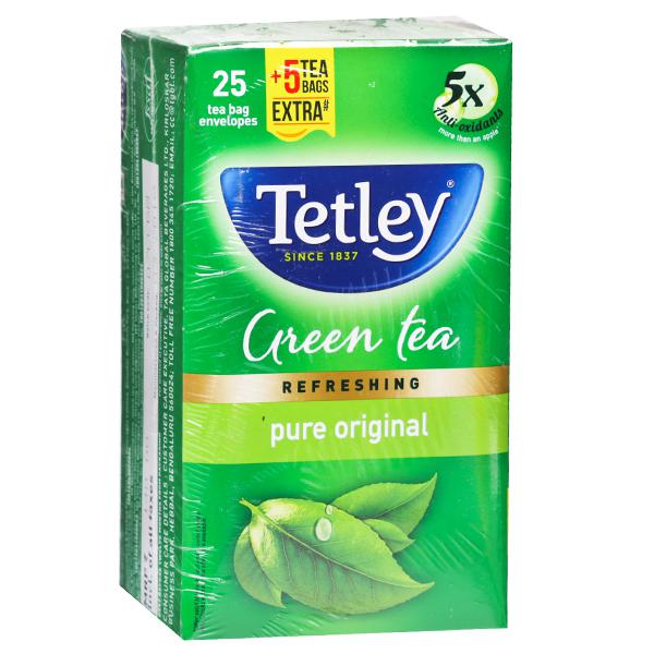 Buy Tetley Green Tea Refreshing Pure Original 30 Tea Bags Online at ...