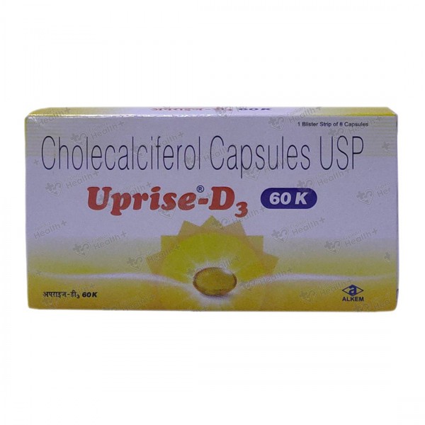 Buy Uprise D3 60K Capsule (8 Cap) Online at Best price in India ...