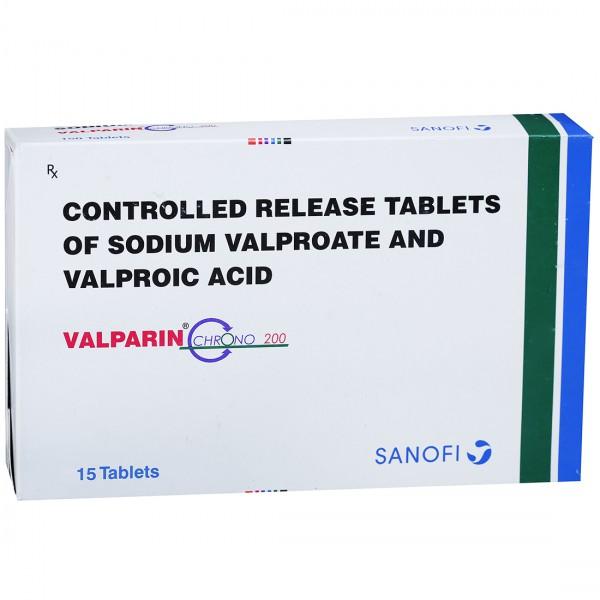 Buy Valparin Chrono 200 Mg Tablet 15 Tab Online At Best Price In