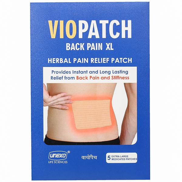 Buy Vio Back Pain Patch (XL) Pack Of 5 Online at Best price in India ...