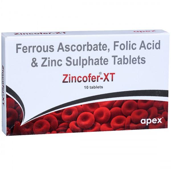 Buy Zincofer XT 10 Tablets Online at Best price in India | Flipkart Health+