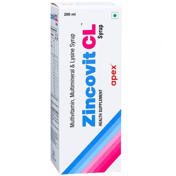 Buy Zincovit CL Syrup 200 ml Online at Best price in India | Flipkart ...
