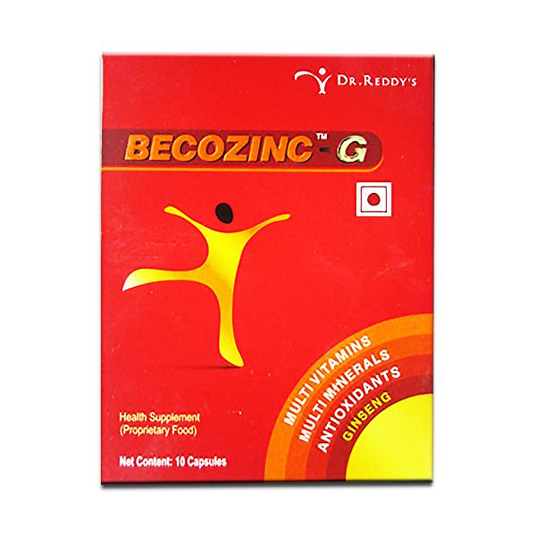 Buy Becozinc G Capsule (10 Cap) Online At Best Price In India ...