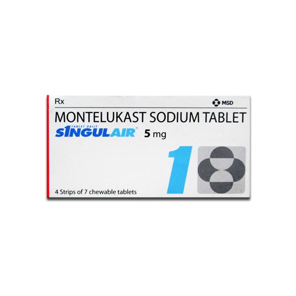 Montelukast singulair 5 mg