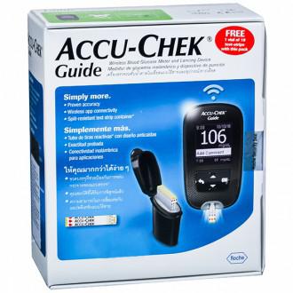 Buy Accu Chek Guide Monitoring System (Free 1 vial Of 10 Test Strips ...