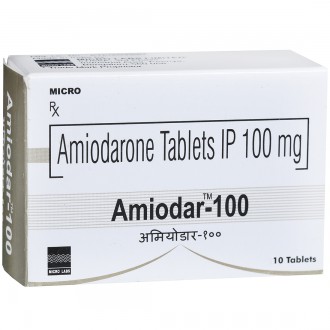 Buy Amiodar 100 mg Tablet (10 Tab) Online at Best price in India ...