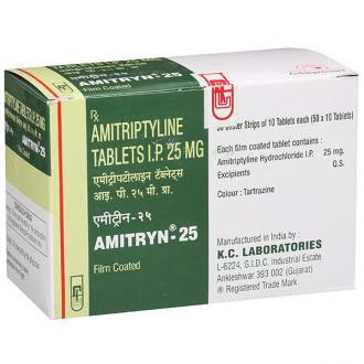 Buy Amitryn 25 mg Tablet (10 Tab) Online at Best price in India ...