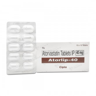 Buy Atorlip 40 mg Tablet (10 Tab) Online at Best price in India ...