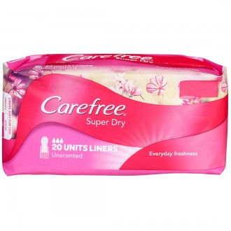 Buy Carefree Super Dry Panty Liners Pack Of 20 Online at Best price in ...