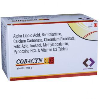 Buy Cobacyn CD3 10 Tablets Online at Best price in India | Flipkart Health+