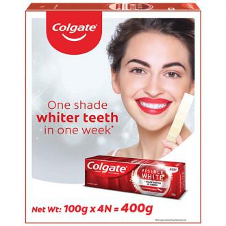 Buy Colgate Visible White Toothpaste 4 x 100 g Online at Best price in ...