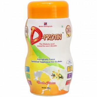 Buy D Protin Vanilla Powder Jar 500 G Online At Best Price In India ...