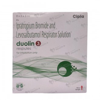 Buy Duolin (3) Respule 3 ml (5 Respule) Online at Best price in India ...