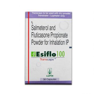 Buy Esiflo 100 mcg Transcap (30 Cap) Online at Best price in India ...