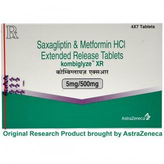 Buy Kombiglyze XR 5 mg/500 MG Tablet (7 Tab) Online at Best price in ...