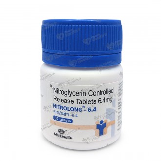 Buy Nitrolong 6.4 mg Tablet (30 Tab) Online at Best price in India ...