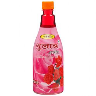 Buy Patanjali Gulab Sharbat 750 ml Online at Best price in India ...