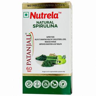 Buy Patanjali Nutrela Natural Spirulina 60 Tablets Online at Best price ...