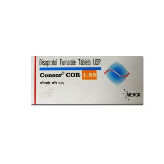 Buy Concor Cor 1.25 mg Tablet (10 Tab) Online at Best price in India ...