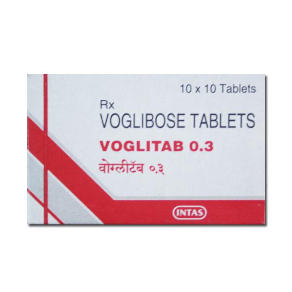 Buy Voglitab 0.3 mg Tablet (10 Tab) Online | Flipkart Health+